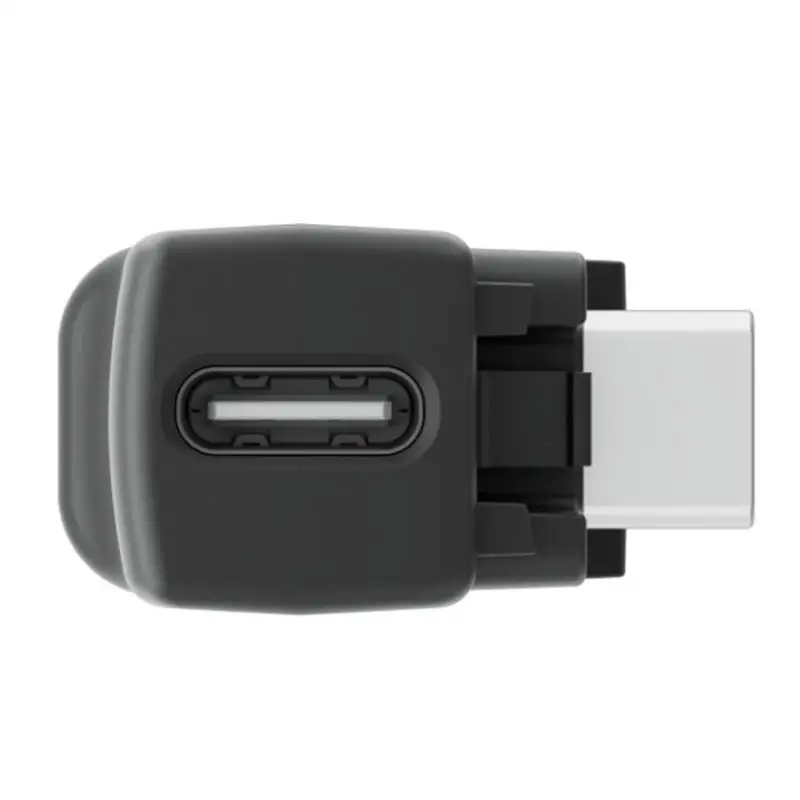 New Microphone Adapter For Insta360 One X3 Stone Charging Audio Connector Action Camera Accessories Upgraded Mic Adapter