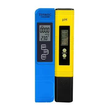 2pcs tds מד מד מטר 0ph דיוק גבוה eph מטר 0-9990pm 6