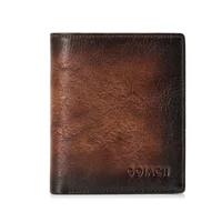 Bussiness Genuine Leather Mens Wallet with Coin Pocket Bifold Wallet for Men 1