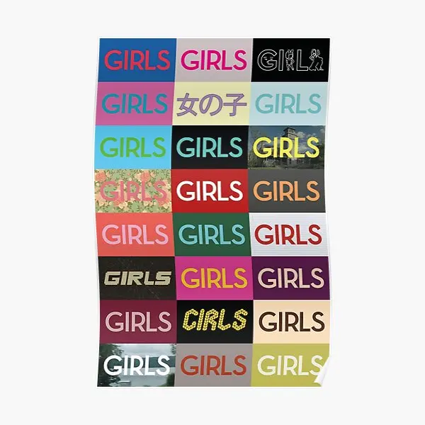 

Плакат для девочек с проемами, забавный современный декор, Настенная картина, печать, украшение, художественная роспись, винтажная домашняя комната, картина без рамки