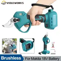 35MM Brushless Electric Pruning Shear High Power Cordless Scissors Fruit Tree Pruning Cutting Tool for Makita 18V Battery 1