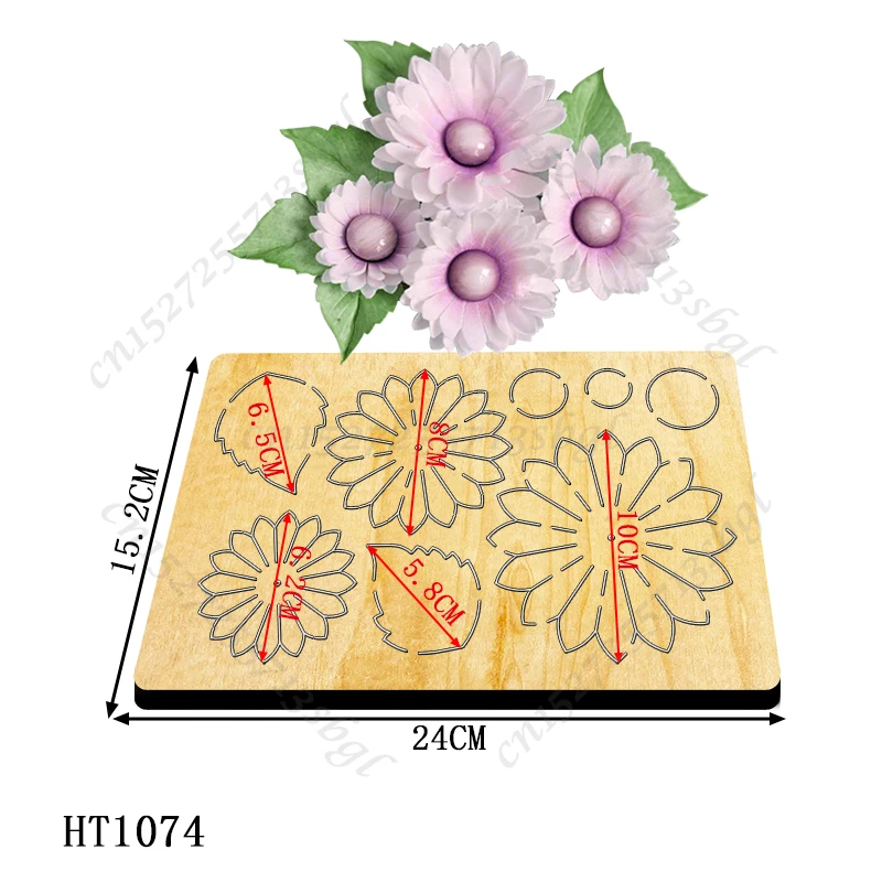 

Flower Cutting dies - New Die 2022 Cutting And Wooden Mold,HT1074 Suitable For Common Die Cutting Machines On The Market.