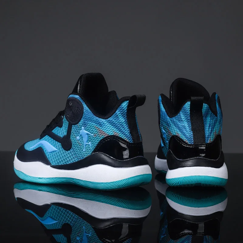 

2023 New Cushion Basketball Kids Sneakers Comfortable Sport Boys Basketball Shoes Non-Slip Children's Sneakers Tennis for Boys
