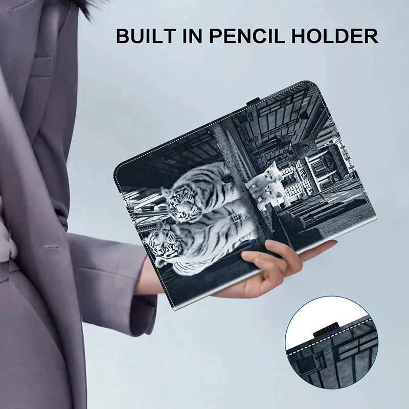 Premium Leather Tablet Cover for Fire HD and Kindle Paperwhite