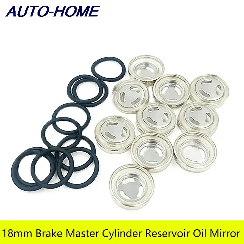 

1 Set Master Cylinder Brake Lever Reservoir Sight Glass Gasket 18mm For Motorcycle Scooter ATV Dirt Bike Hydraulic clutch