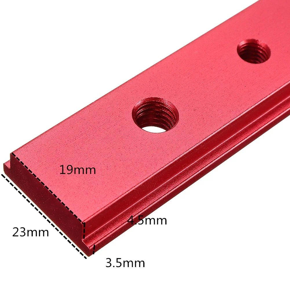 Aluminum Alloy T-track Tool Edc Aluminum Alloy Slider Compact Design Easy Installation Exquisite Workmanship Sturdy Performance