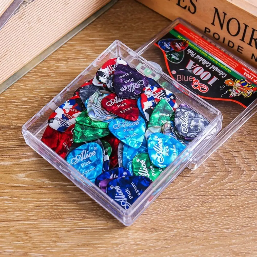 PLETTRI PER CHITARRA 20 PEZZI CON SCATOLA SPESSORI ASSORTITI - Foto 10