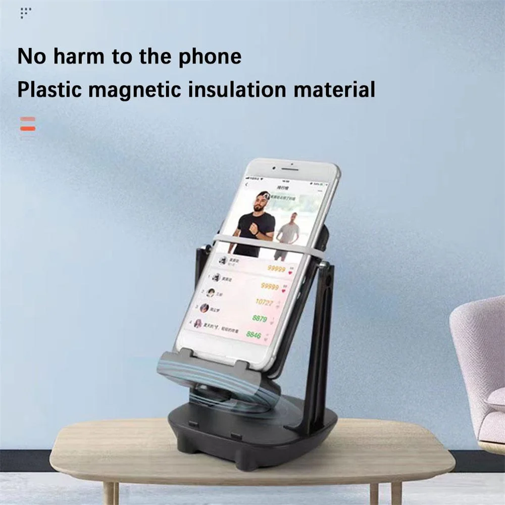 Desk Walking Swing Shaker Mobile Phone Stand Holder Pedometer Brush Stepper For Phone Wiggler Counter For iPhone