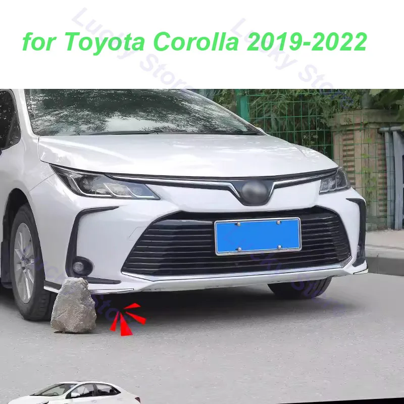 

Передний и задний бампер для Toyota Corolla 2019-2022, защитный уголок из нержавеющей стали, защитная рамка, внешние аксессуары