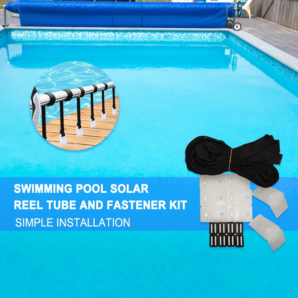 Kit de fixation de bobine solaire piscine, couvercle de Tube solaire