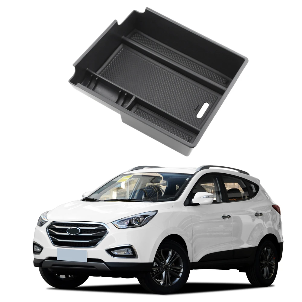 ABS Auto-Armlehnenbox Aufbewahrungsboxen für Hyundai Ix35 Tucson ix 2010-2015 Autozubehör Auto-Styling – Detail 2