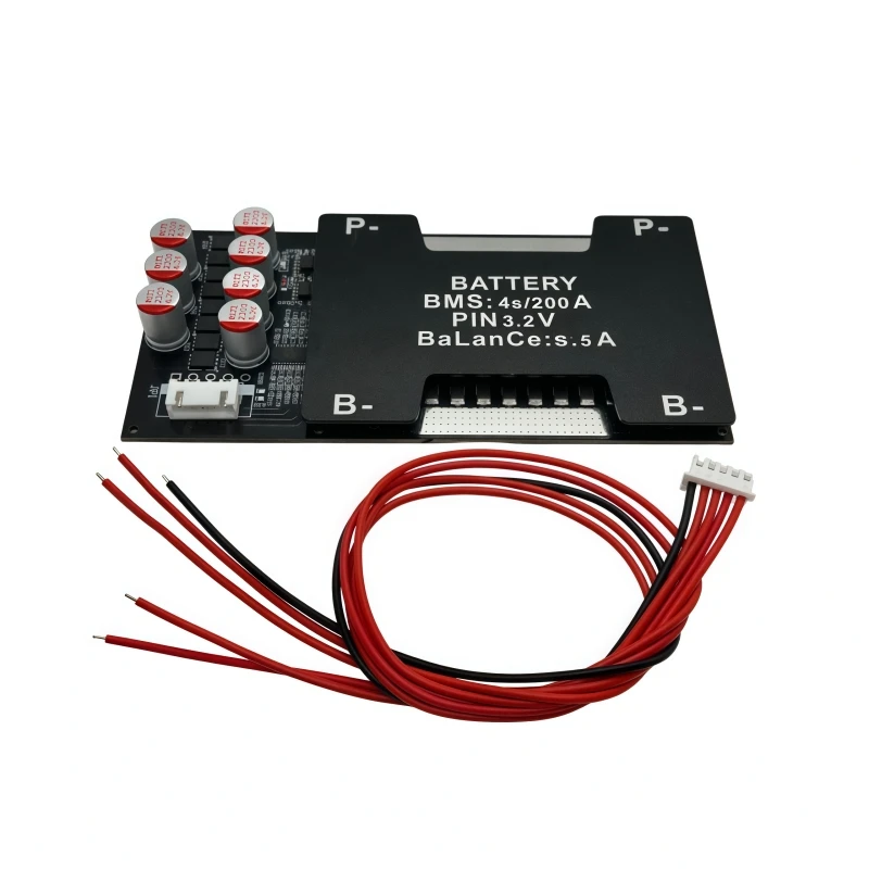 4S LiFePO4 배터리 보호 보드 14.6V 2000W 배터리 관리 시스템 150A/200A/300A (5.5A 액티브 밸런싱 기능 포함)
