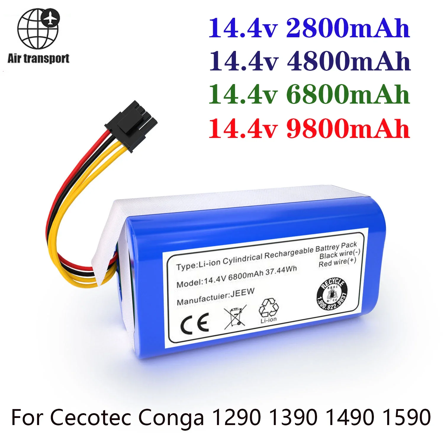 Paquete Li-ion Para Cecotec Conga Conga Cecotec Vacuum Cleaner Spare Parts - .es Bateria De Cecotec