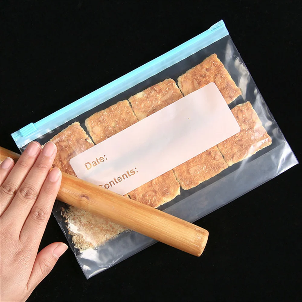 Vegetable Bag Convenient Opening And Closing Vacuum Bag Bottom Widening 3 Dimensions Home Supplies Food Zipper Ldpe Home