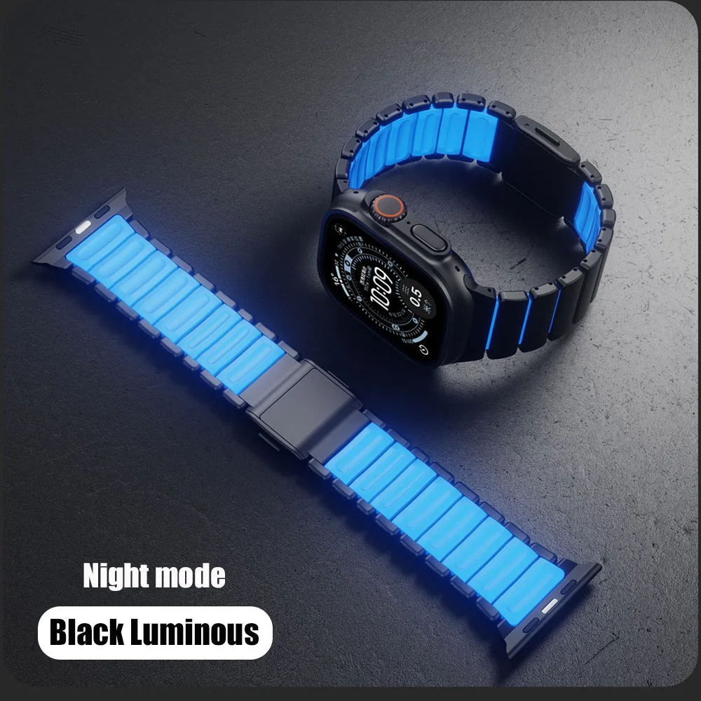 Elegant Titanium Magnetic Bracelet Strap