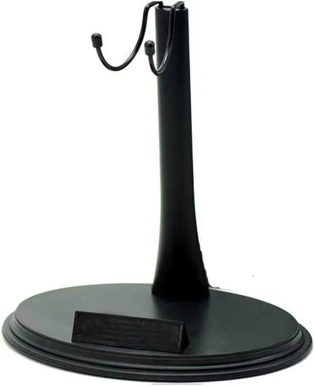 Action Figure Stand 5 Pcs 1/6 Scale 12 inch Black Holder Support Base Adjustable Bracket for Model Display U Type