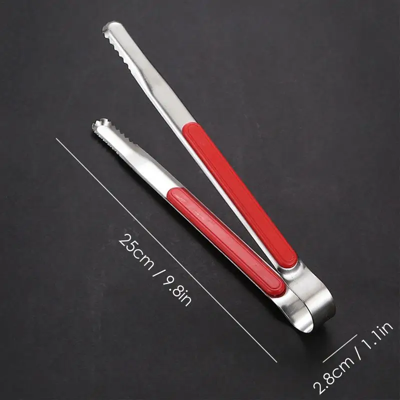 Eddeas 3-teilige Küchenzangen-Set – Hitzebeständig Bis 315°C, Edelstahl Mit Silikongriff | 17,8, 22,9 & 30,5 Cm, Mit Verriegelung