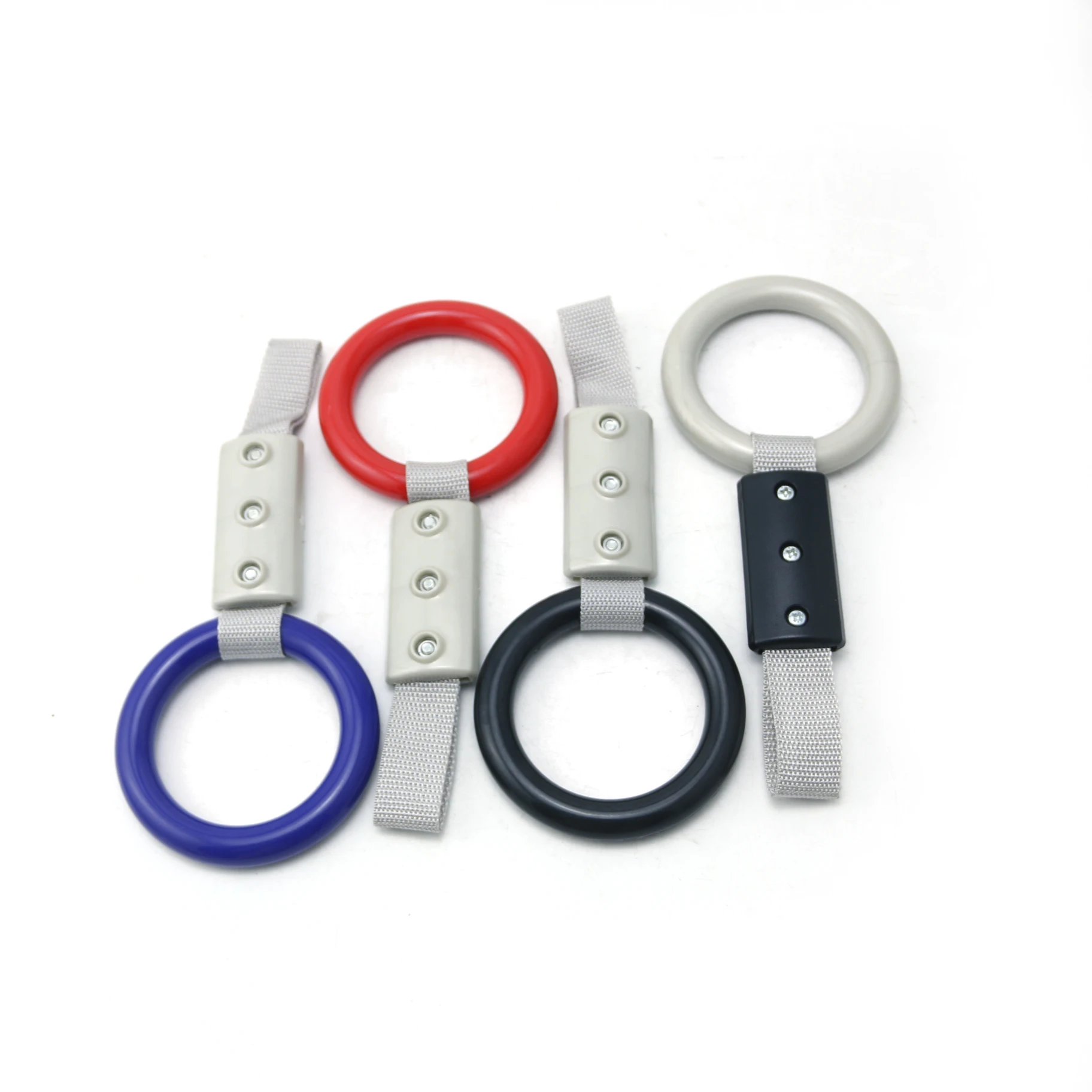 Round Car Interior Pull Ring Subway Train Bus Handle Strap Charm Drift JDM Racing Vehicle Rear Bumper Warning Loop car interior pull ring