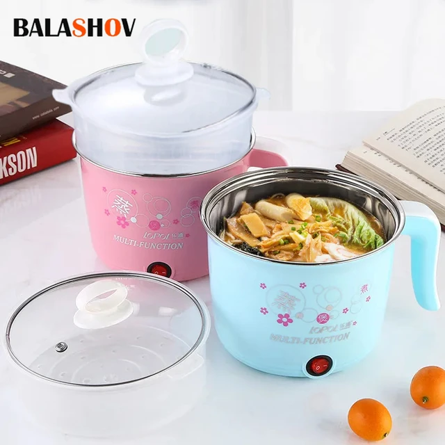 Mini Electric Rice Cooker Ramen Flat Hot Pot Steamer Multifunction Electric  Multi Cooker Appliances for the