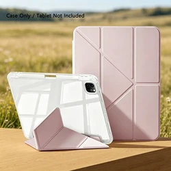 Versatile Foldable iPad Flip Case with Multi - Generation Support - iPad 9.7 5th 6th (Y - Pink)