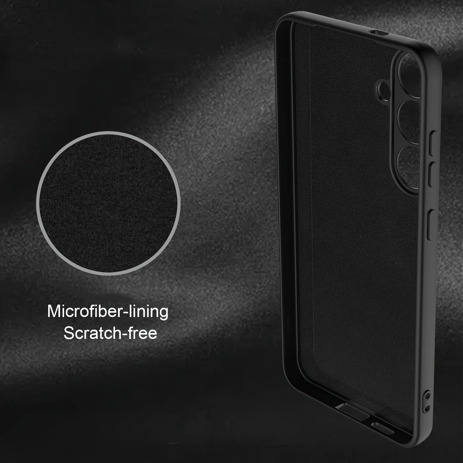 Noble Fashion Solid Colour Shockproof Liquid Silicone Phone Case