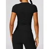 HGC Women's Sports T Shirt Summer Short Sleeve Running  Round Neck Breathable Stretchy GYM Yoga Slim Fitness Active Top Tee 2