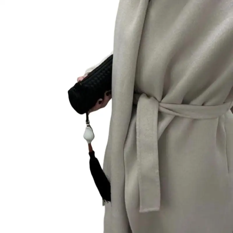 Einfache exquisite Quaste Schlüsselanhänger Damenmode Accessoires natürliche Muschel Tasche Schnalle böhmischen Anhänger Charme Schmuck Geschenk – Detail 1