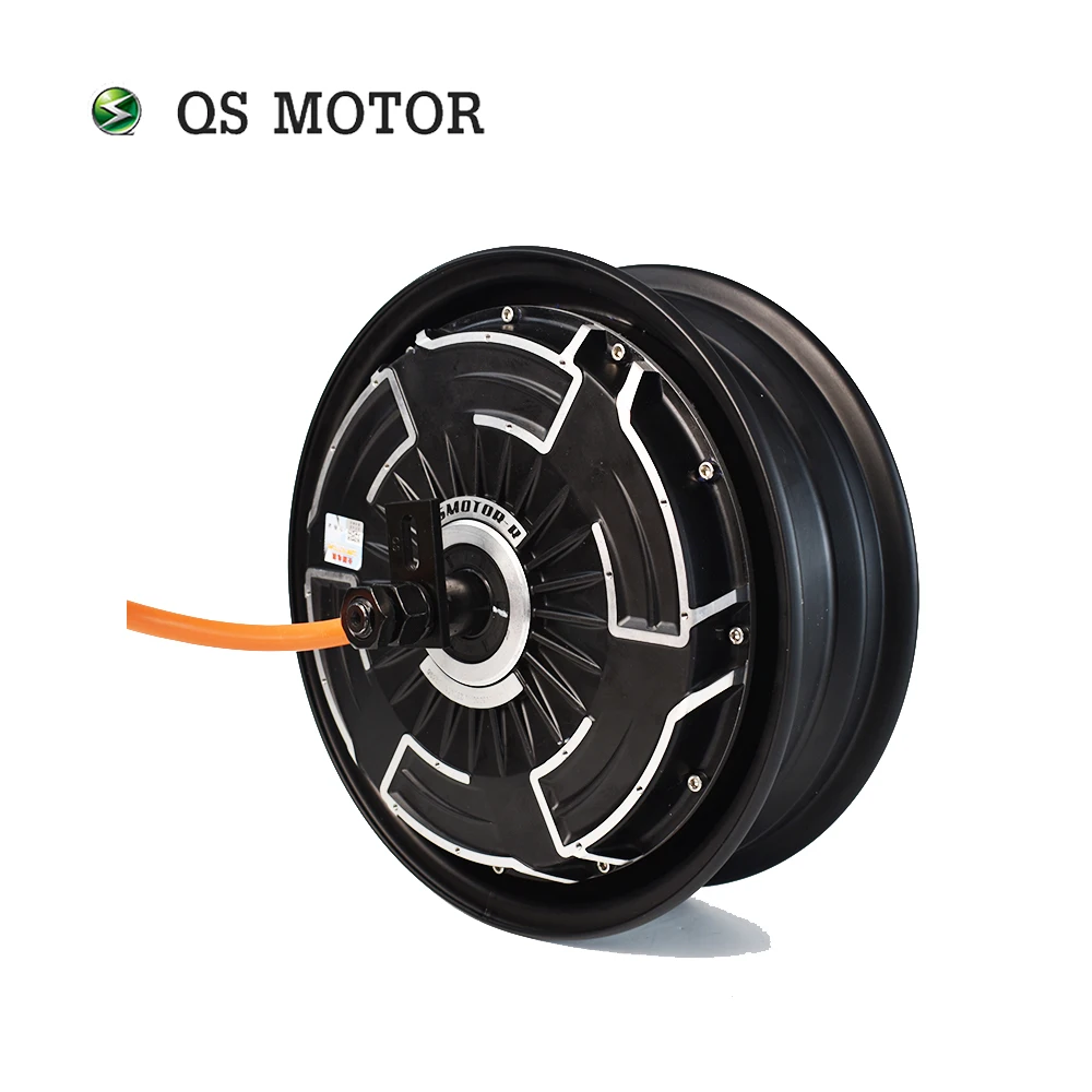 

QS мотор QSMOTOR, новая гоночная версия, 12*3,5 дюйма, 2000 Вт, 260, 35H, V4, мотор-ступица для электронного скутера