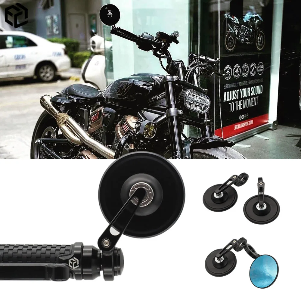 MotorcycleBarEndMirrorForHarleySportsterS1250Nightster975