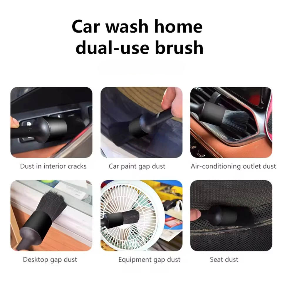 Car Detailing Brush Set 5-Piece Auto Detailing Brush Set Premium Auto Detail Brush Car Interior Cleaning Kit for Paint Maintenance