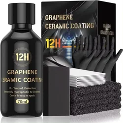 Graphene Ceramic Coating with Self - Healing & UV Protection for Professional Car Detailing - Over a Decade of Durability (12H SET)