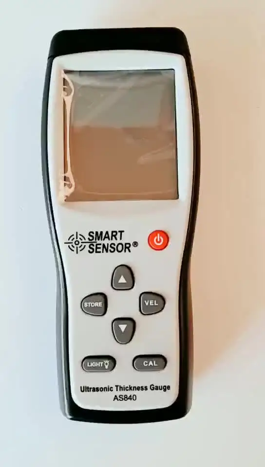SMART SENSOR AS840 Цифровой ультразвуковой толщиномер Измеритель скорости звука Тестер