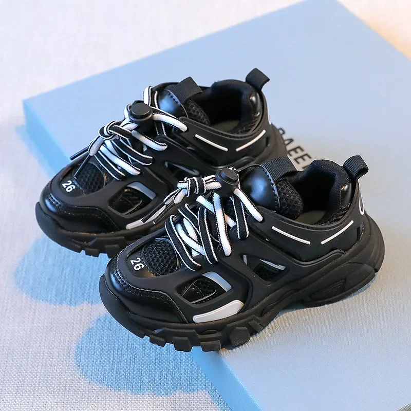 Spring Children New Sports Shoes Boys Girls Fashion Clunky Sneakers Baby Cute Candy Color Casual Shoes Kids Running Shoes 3
