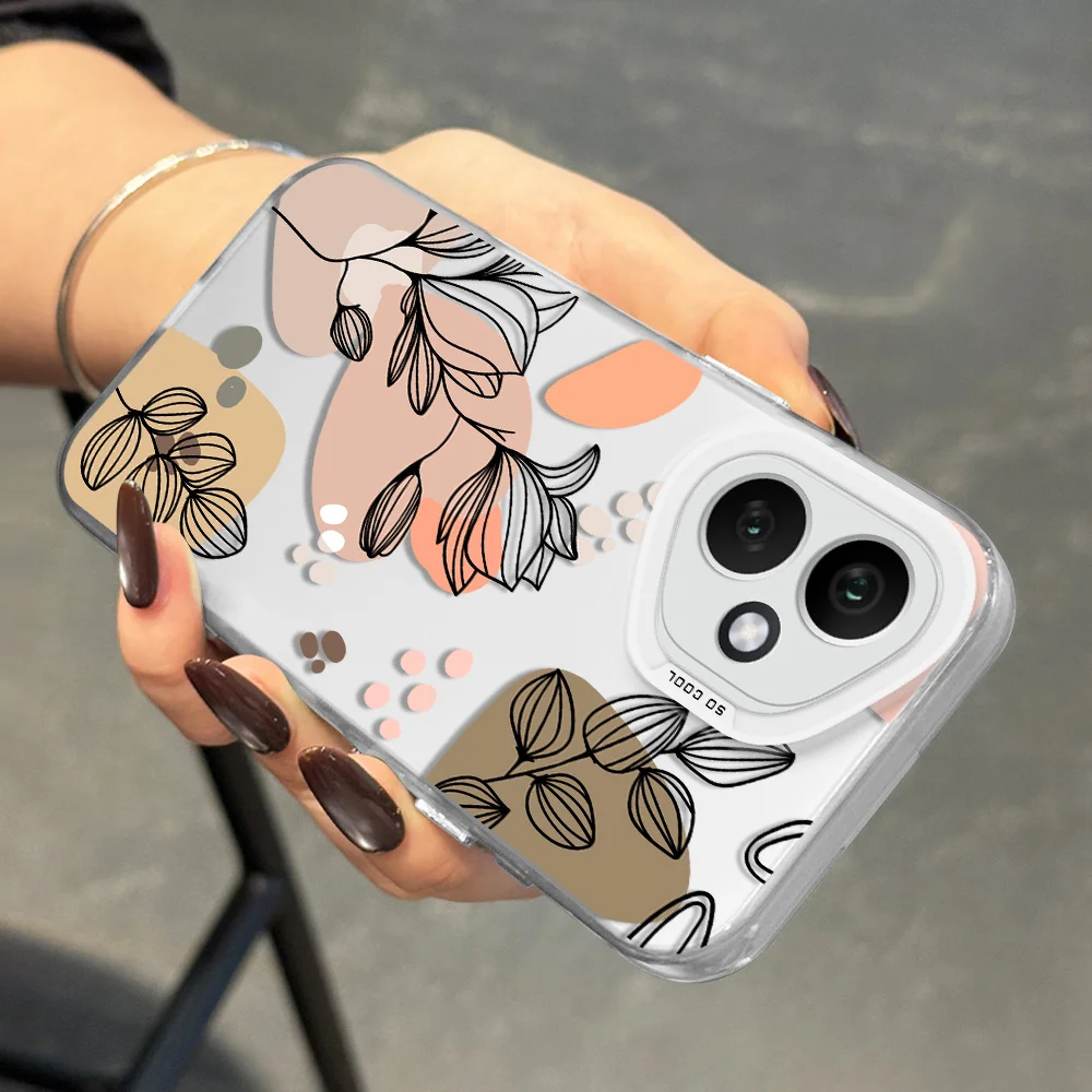 Charming Floral Design Phone Case Cover