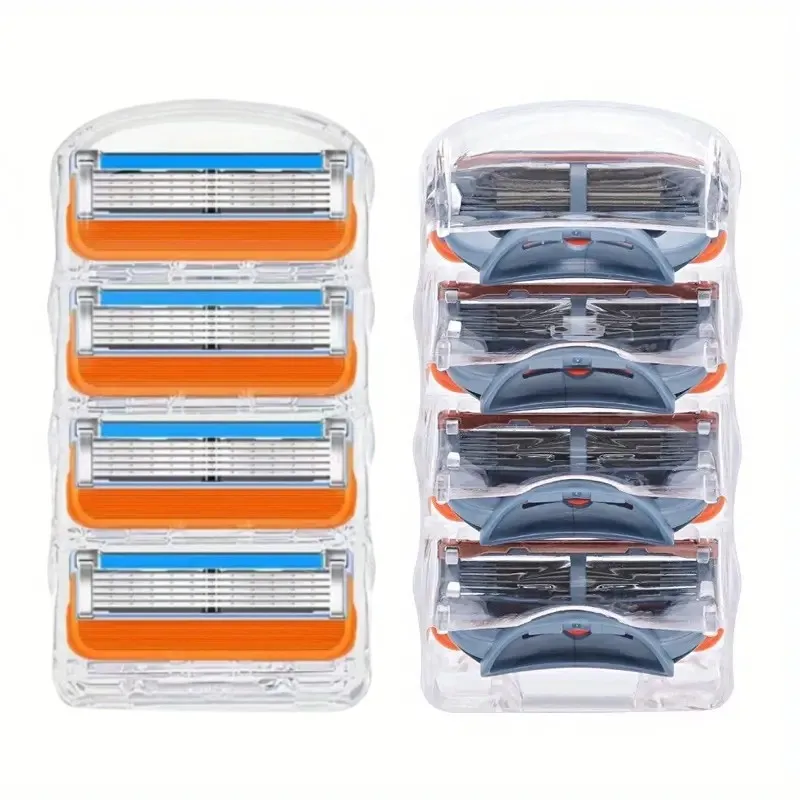 수동 안전 면도기, 부드럽고 닫힘 면도 세트, 스테인레스 스틸 블레이드, 재사용 가능한 블레이드, 남녀공용 안전 면도기, 5 층