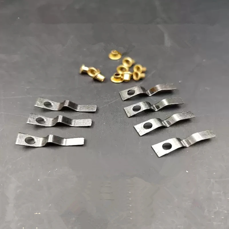 Riparazione Fai Da Te Sostituire Aggiornamento Parti Interne Acciaio Al Manganese Humped Back Bow Plate Cam Spring Sheet Rivetti Per Accessorio Accend