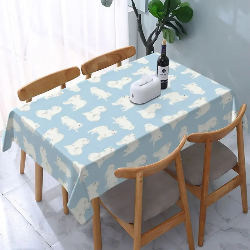 

Rectangular Tablecloth Tablecloth Fit 40"-44" Elastic Edge Table Cloth Dog Lover Table Cover