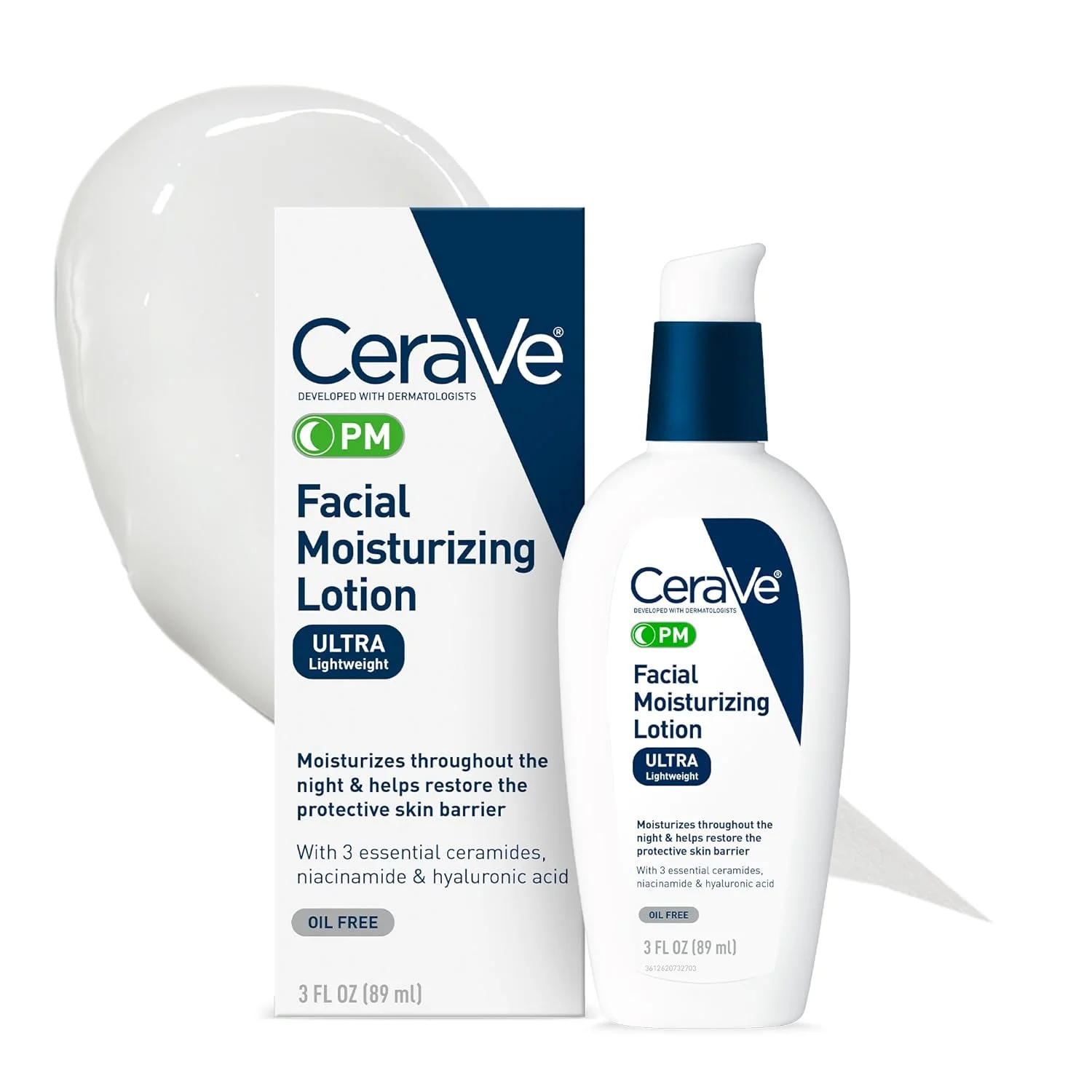 Loção Hidratante Facial CeraVe PM 89ml
