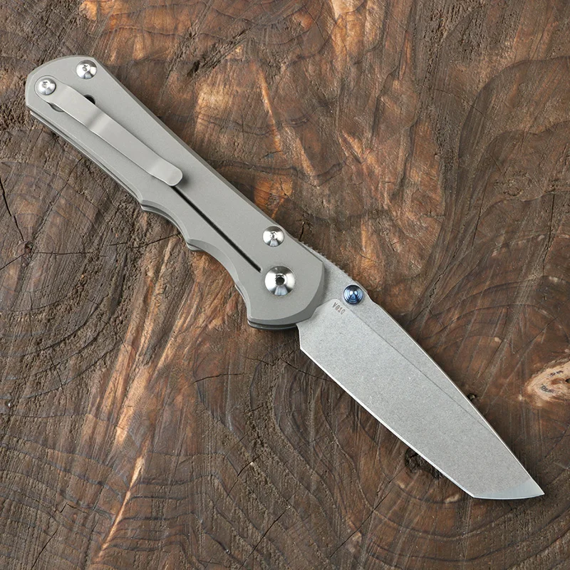 Green thorn folding Inkosi T head VG10 blade TC4 titanium handle camping outdoor portable fruit hunting home EDC tool 2