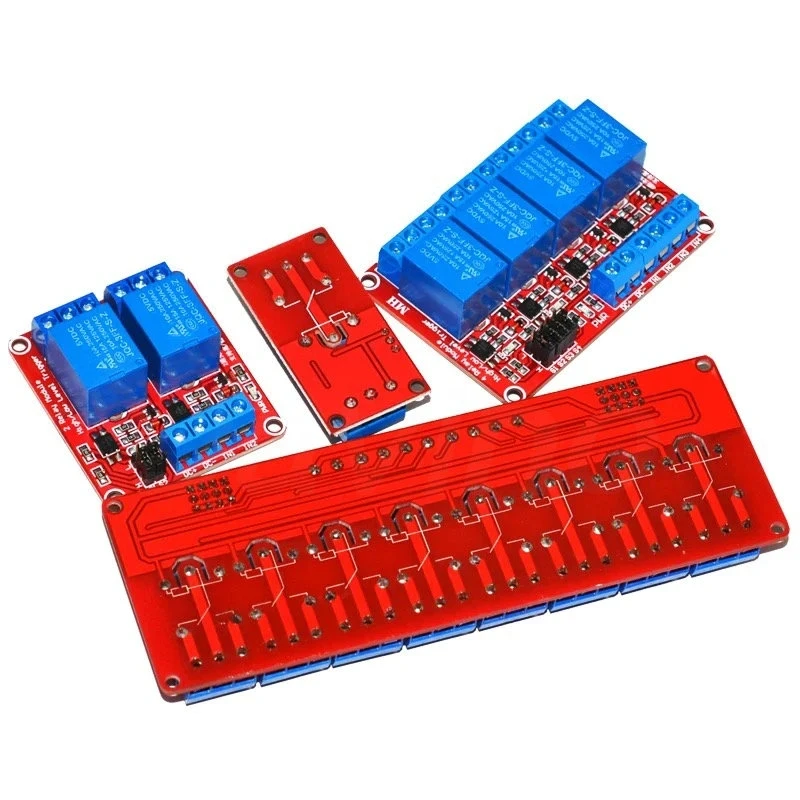 Scheda Modulo Rel&egrave;, Scheda Modulo Rel&egrave; 8 Canali Alto E Basso Trigger 5V / 12V / 24V(5V