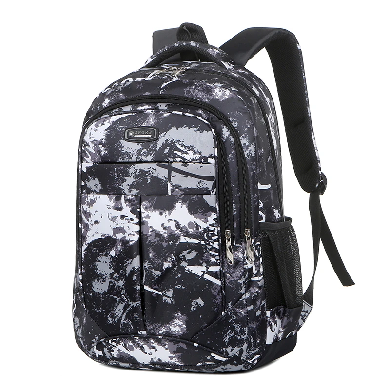 Men's and women's large capacity travel backpacks, adjustable shoulder straps, multi compartment business and backpack, travel b