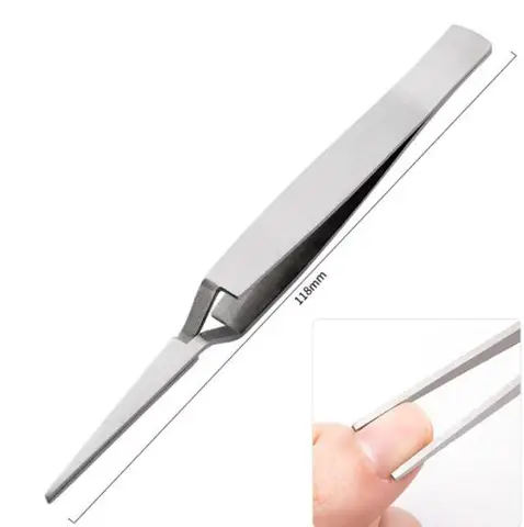 Multifunction Stainless Steel Nail Art Shaping Tweezers Cross Nail Clip Manicure Tools Fashion New Nail Art Tool