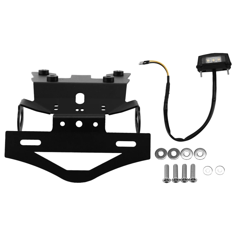 

Motorcycle Tail Tidy Mudguard Eliminator Registration Plate LED Light License Holder For Honda CRF1100L Africa Twin 2020