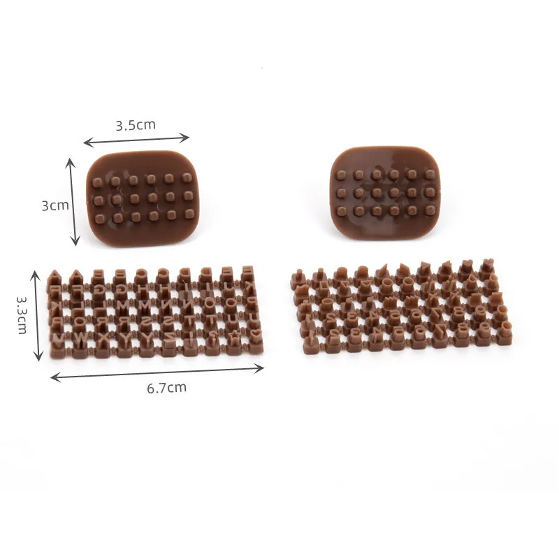 Stempels voor Klei Duurzaam Hout Set van 5 Sprookjes Ailefo