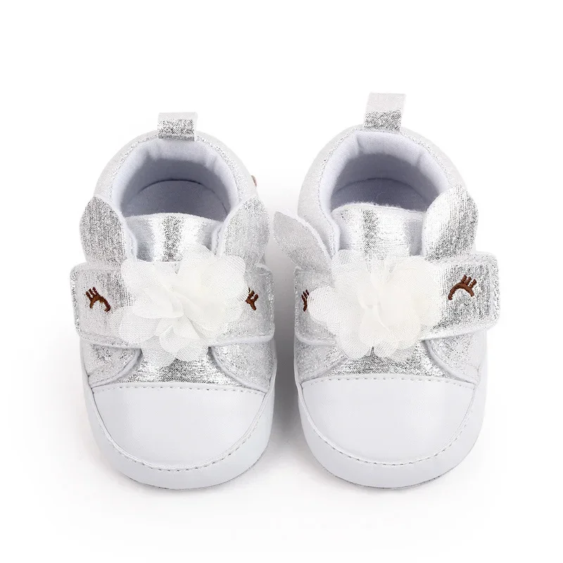 Infant Toddler Babies Boys Girls Shoes For Newborn Soft Sole Canvas Solid Footwear Crib Moccasins Letter Print Anti-Slip Shoes 3