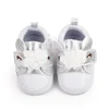 Infant Toddler Babies Boys Girls Shoes For Newborn Soft Sole Canvas Solid Footwear Crib Moccasins Letter Print Anti-Slip Shoes 3