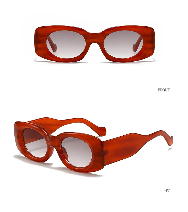 OEC CPO Ins Beliebte Frauen Dicken Rahmen Quadrat Sonnenbrille Männer Retro Getönte Shades UV400 Sonnenbrille Weibliche Mode Brillen – Detail 8