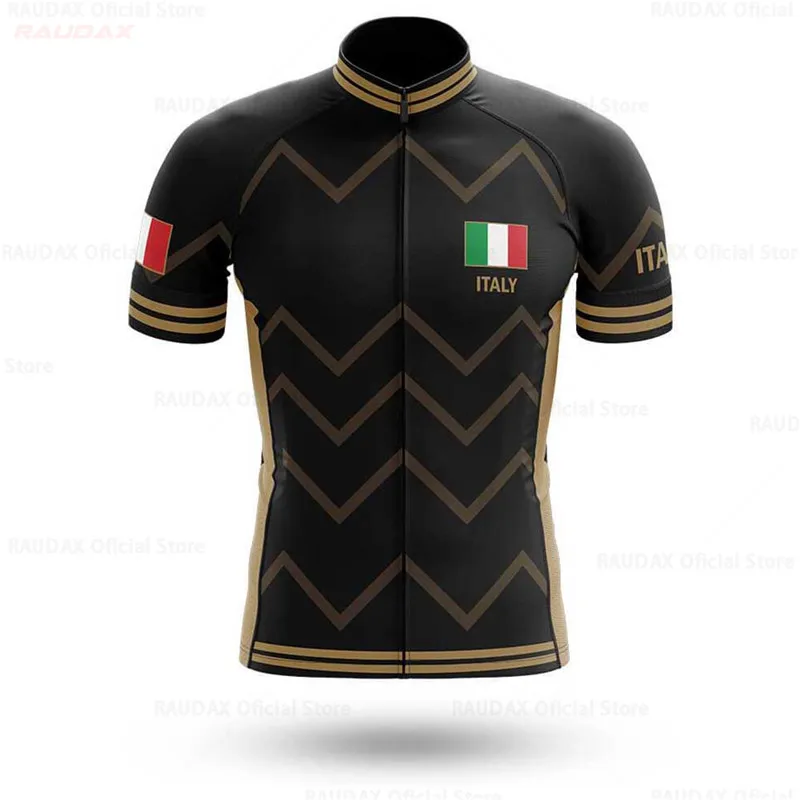 

Italy Short Sleeve Cycling Jersey Breathable Bicycle Clothing Ropa Ciclismo Men Summer Quick-drying Bike Wear Clothes Shirt Tops