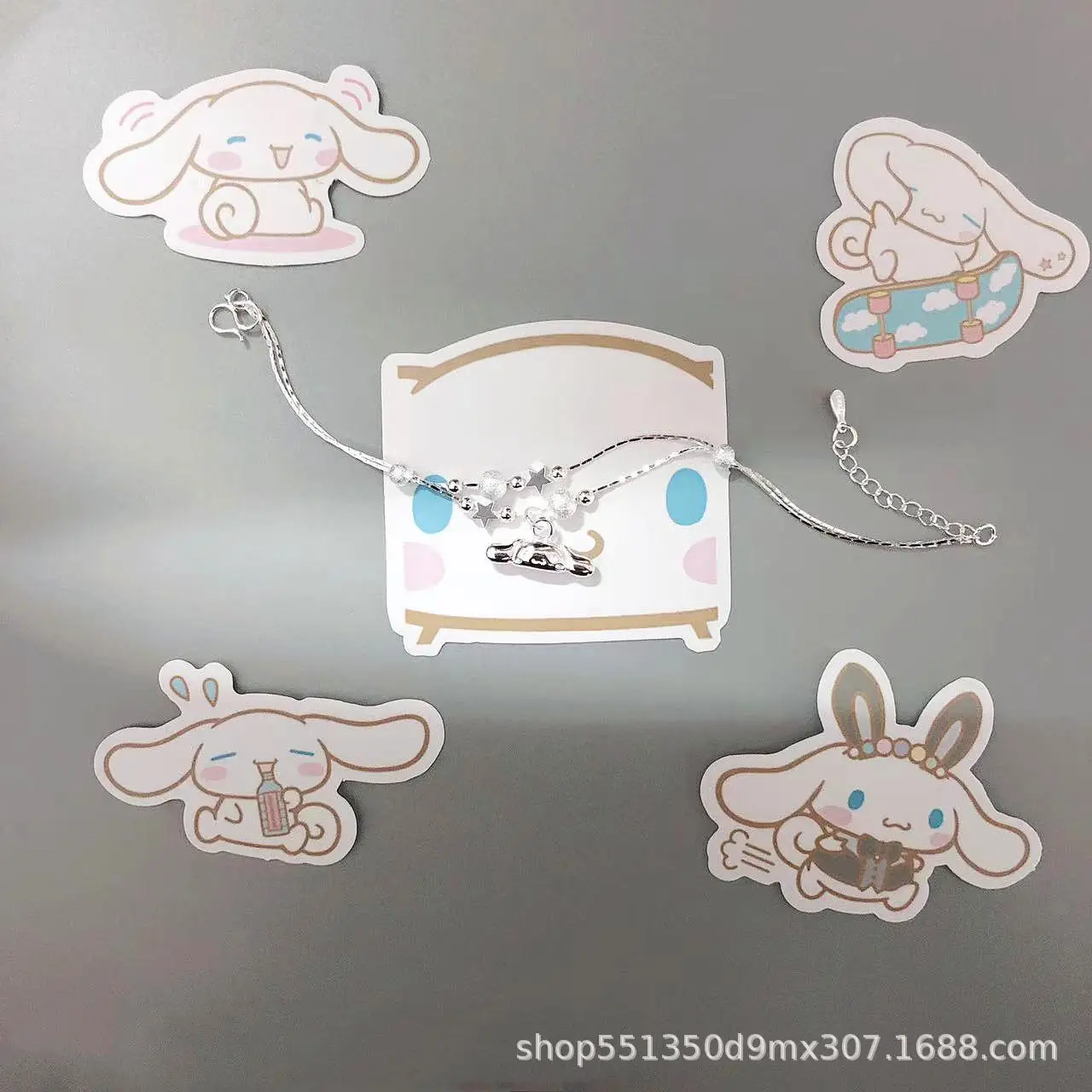 Cinnamoroll Necklace Sanrio Anime Cartoon Fashion Ladies Jewelry Chain  Female Necklace Pendant Decoration Girls Birthday Gift