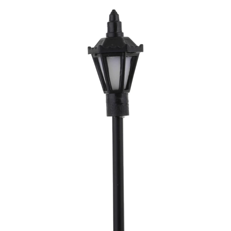 20pcs Layout Lamppost Model Lamp Railway Train Scenery Table War Game DIY Model Lamp 3V Lights Miniature 5
